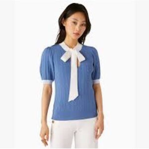 Kate spade Colorblock Bow-neck Sweater
